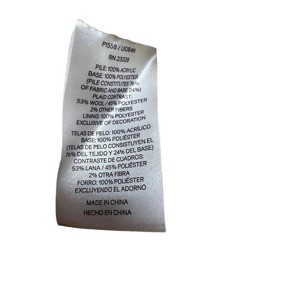 Pendleton Teddy Jacket Womens Fuzzy Soft Full Zip Sherpa Coat Off White SZ Large - Picture 5 of 9